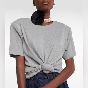 MAGDA BUTRYM
Cropped cotton-blend T-shirt
